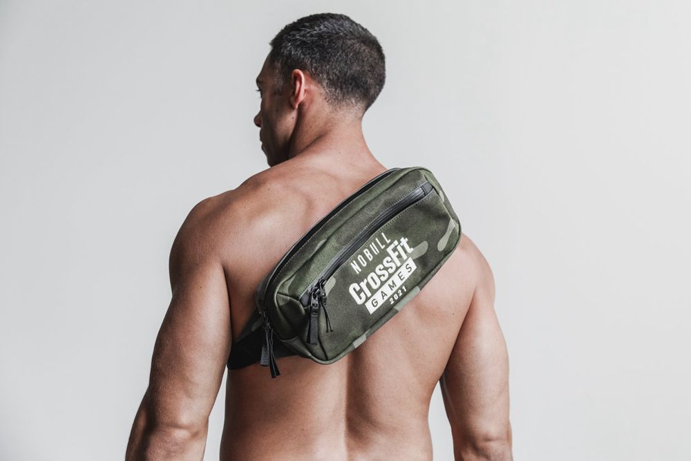 Sacs Bandoulière NOBULL Vert Camouflage - NOBULL Crossfit Games® 2021,France (9574-JQKBZ)